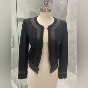 CHANEL BLACK JACKET SIZE 36